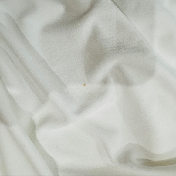 Zara white cut out dress with rhinestone bow NWOT - Picture 10 of 10